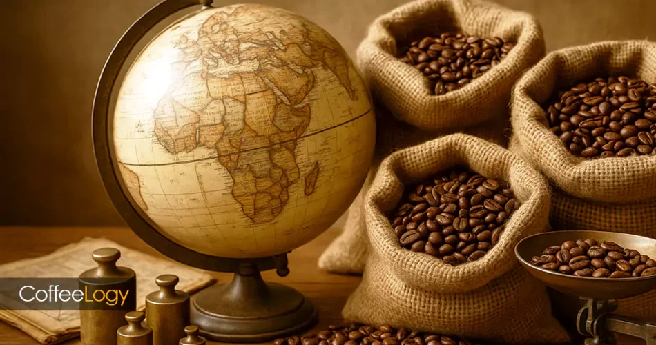 تجارت جهانی قهوه و مسیرهای حمل