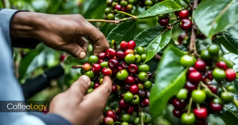 برداشت دستی قهوه و تفاوت با برداشت ماشینی برای کیفیت