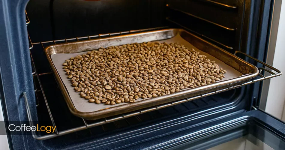 رست قهوه با فر خانگی، آموزش ترک اول و دوم و دماها