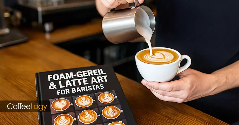 فوم‌گیری شیر هنر لاته آرت راهنمای جامع باریستا