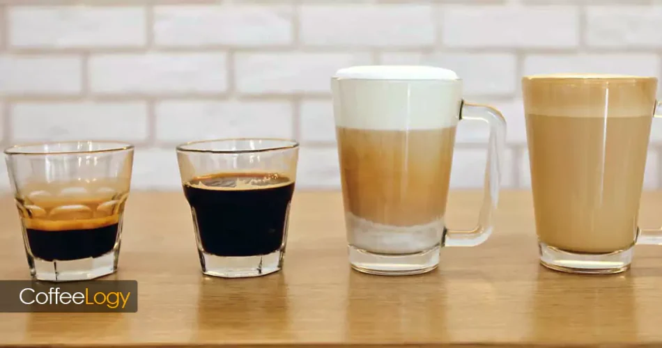 میزان کافئین نوشیدنی‌های بر پایه‌ اسپرسو
