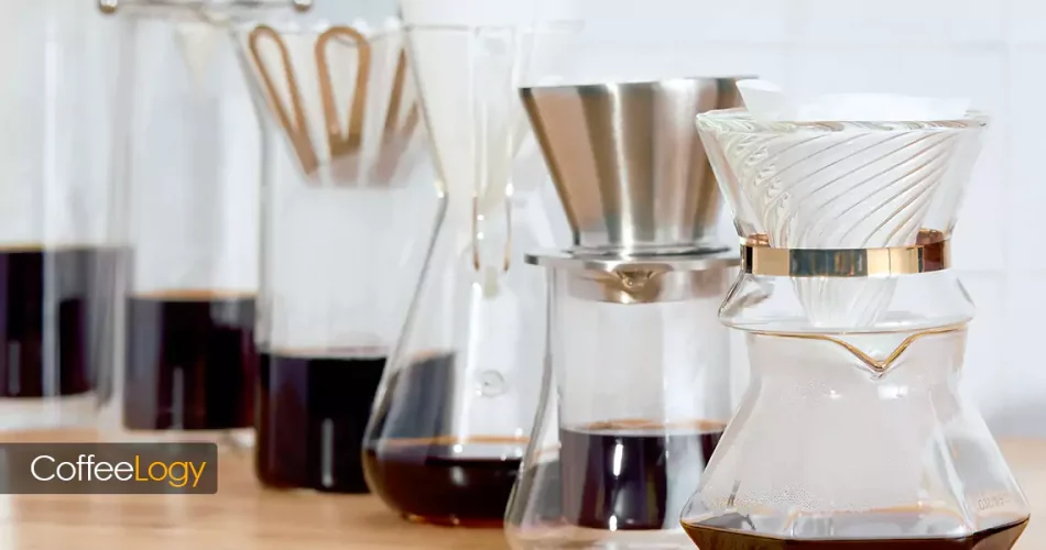 میزان کافئین قهوه فیلتر کاغذی فلزی اسپرسو کلدبرو نسبت دم‌آوری