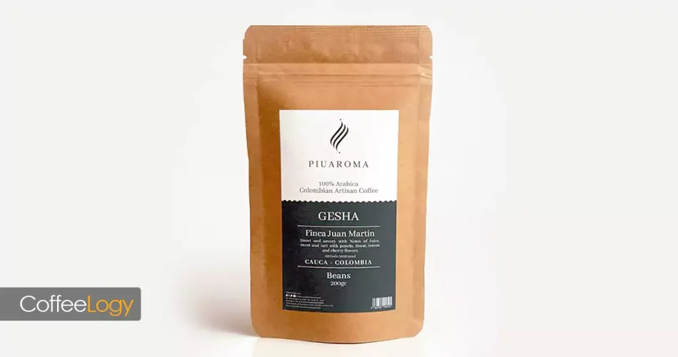 قهوه گیشا پاناما واشد عطر یاس برگاموت خرید دانه اسپشیالتی