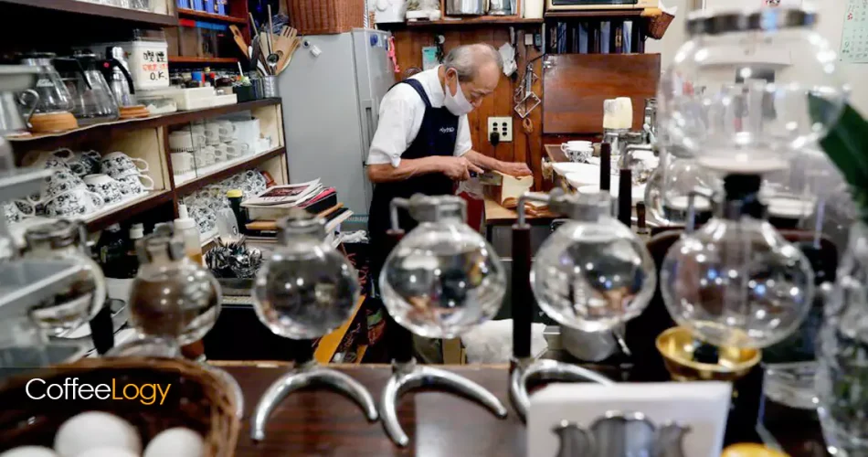 تاریخچه قهوه شرق آسیا ژاپن کره چین تایوان V60 موج سوم