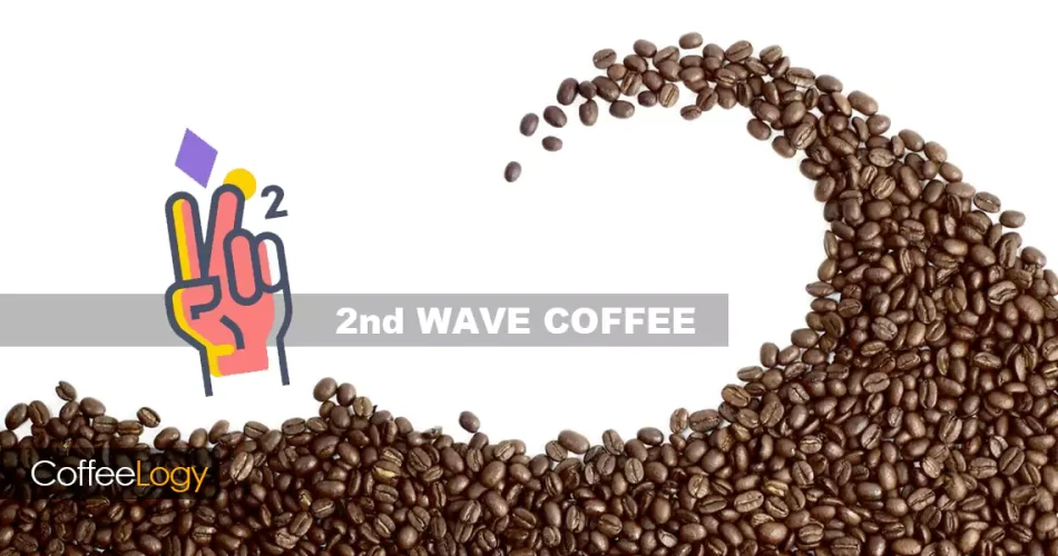 موج دوم قهوه تجربه کافه‌ای اسپرسو لاته کاپوچینو منو شخصی‌سازی شهری