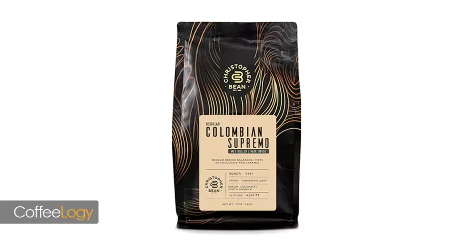 قهوه سوپریمو کلمبیا اسکرین ۱۸، عربیکای شسته، خرید دانه، اکسلسو