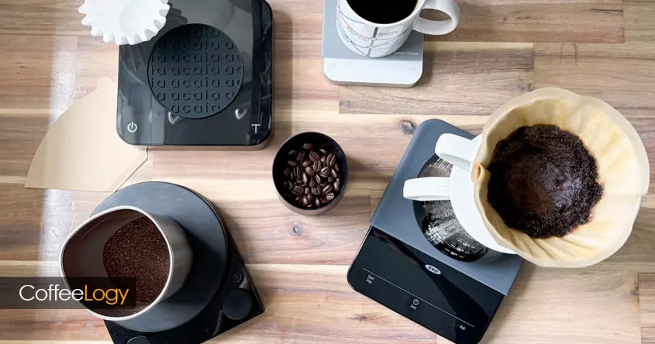 ترازو قهوه تایمردار برای اسپرسو و دم‌آوری؛ دقت ۰.۱ گرم